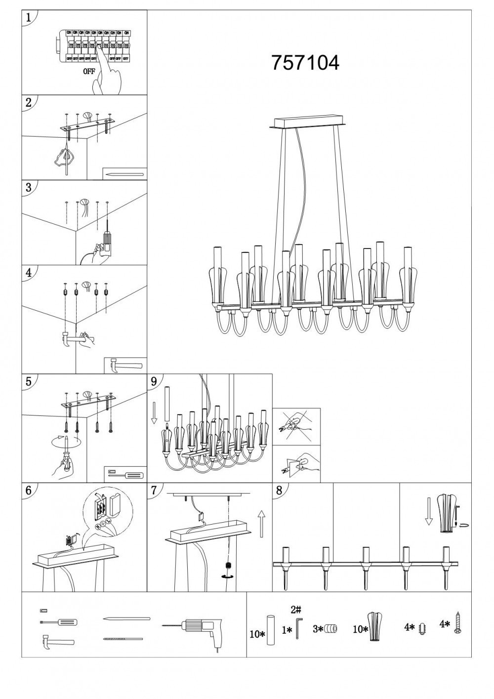 Lightstar (MD71609-10А) Подвес OWIO 10х40W G9 ХРОМ (в комплекте) Lightstar (MD71609-10А) Подвес OWIO 10х40W G9 ХРОМ (в комплекте)